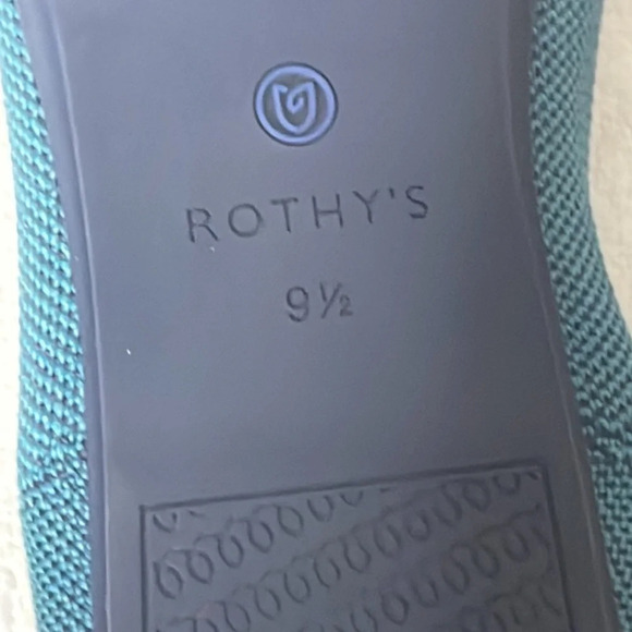 Rothy's Women's flat shoes "The Flat" size 9.5'' Color - Deep Emerald - Picture 10 of 14